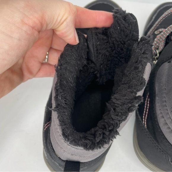 Quechua Decathlon Womens Size 7 Waterproof Hiking Boots SH100 Warm Mid W Black - Picture 7 of 9